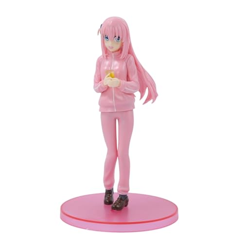 Image of Bocchi The Rock ! Gotoh Hitori Action Figure | Hitori Gotoh Standing Figure 18cm for Home, Desk, and Table Decor | Gift for Friends, Family and Anime Fans (Gotoh Hitori)