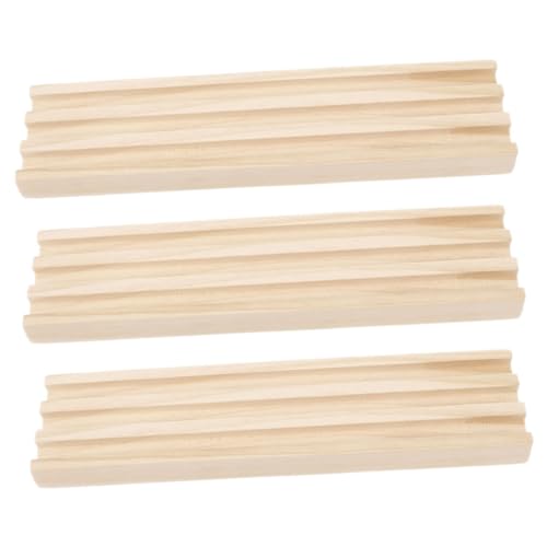 Support jeu domino train mexicain bois beige accessoire jeu de société