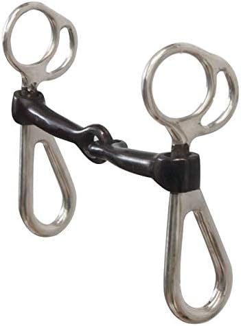 Showman Stainless Steel Short Shank Curb Bit w/ 5 Sweet Iron Broken Mouth