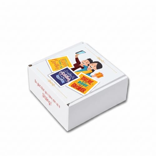 Image of Bay Nut Premium Rakhshabandhan /Rakhi Gift Hmaper Assortment Of Nuts & Dried Fruits 150gm, 2 rakhi, 2 choclates, kumkumchawal, greeting card (h-2)
