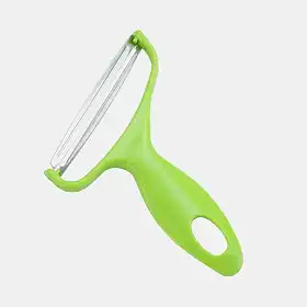 1pc ralador de repolho grande descascador ralador roxo repolho jardim alface triturador boca larga aparas (Verde)