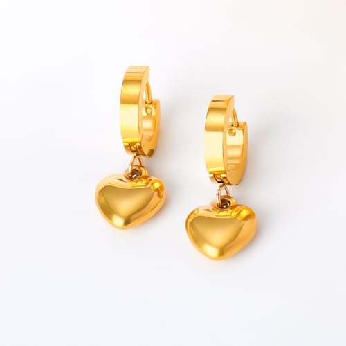Image of Rubans Demi Fine Stainless Steel Hoop Earrings Daily Gift for Women & Girls