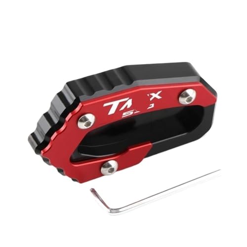 Extension béquille latérale CNC moto T-MAX pour éviter les chutes sur sol meuble