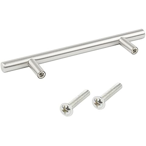 Paquete de 20 Manijas TRIXES en Acero Inoxidable para Cajones y Puertas Cover