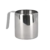 Material: Acero inoxidable, capacidad de 500 ml, Con mango, Apto para lavavajillas