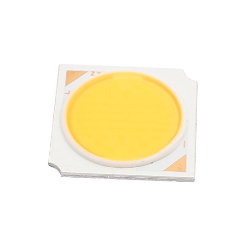 Aexit DC 36-42V Light Bulbs 30W 19mmx19mm Square COB LED Chip High Power Beads Light LED Bulbs Warm White