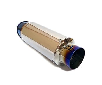 Amazon | 汎用60.5mm GPタイプ スリップオンマフラー/ステンレス