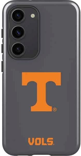 Skinit Pro Phone Case Compatible with Galaxy S23 - Officially Licensed University of Tennessee-Knoxville T Logo Vols on Gray Design