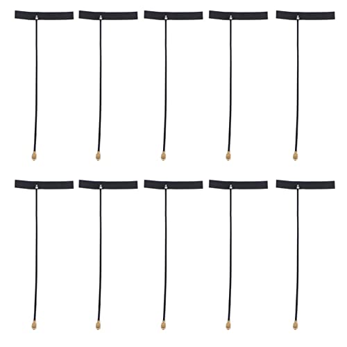 10 Unidades FPC Antena Kit de Conjunto de Módulos de Frequência Integrado IPEX Conector NZ 2.4G 5.8G