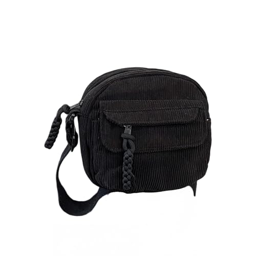 Corduroy Tote Bag Vintage Corduroy Shoulder Bag Mini Lightweight Crossbody Purse Cute Small Handbag with Front Pocket 2025