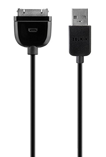 Image of Belkin 1.2 m 30-Pin Charge and Sync Cable for iPhone 4/4s, iPad 2, 3 and 4 - Black Sandbros.