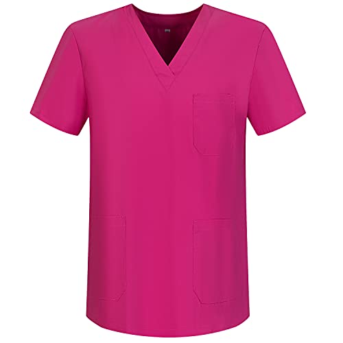 MISEMIYA - Casaca Unisex MÉDICO Enfermera Uniforme Limpieza Laboral ESTÉTICA Dentista Veterinaria Sanitario HOSTELERÍA - Ref.BZ-6801 - L, Fucisa 68