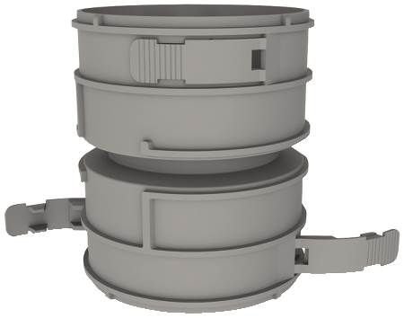 DuraVent 2PPS-FAC PolyPro Flexible Coupler Adapter, 2" Size