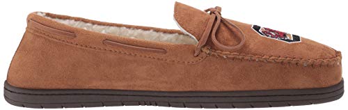 Image of FOCO NCAA Mens NCAA College Team Logo Moccasin Slippers