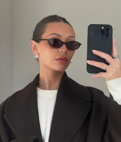 ADE WU Small Sunglasses for Women 90s Sunglasses Womens Fashion Oval Sun Glasses3