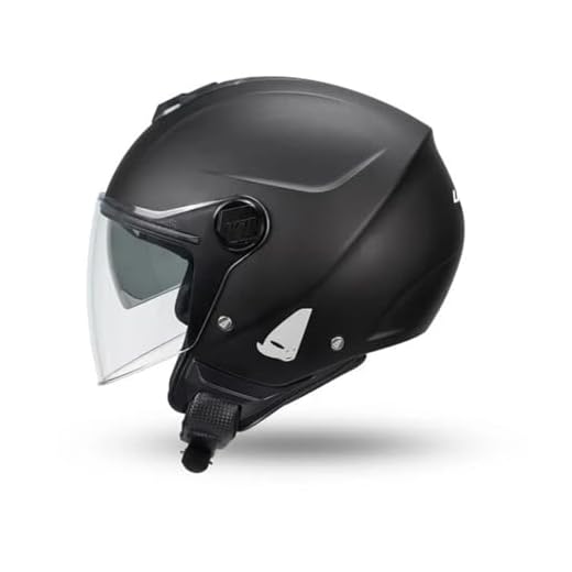 CASCO U.FO JET NIXIE HE13005-K DOPPIA VISIERA NERO OPACO CASCO URBANO/EXTRAURBANO (S)