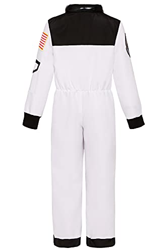 Cuteshower Kids Astronaut NASA Costume for Boys Girls Space Jumpsuit