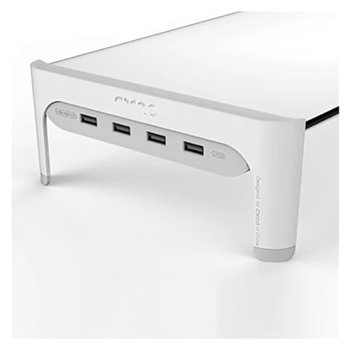 Support moniteur de bureau pour corriger la posture et ranger le clavier
