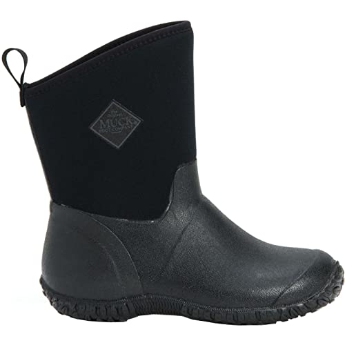 Muck Boot Muckster ll Mid-Height Women's Rubber Garden Boots, Black, 9 B US