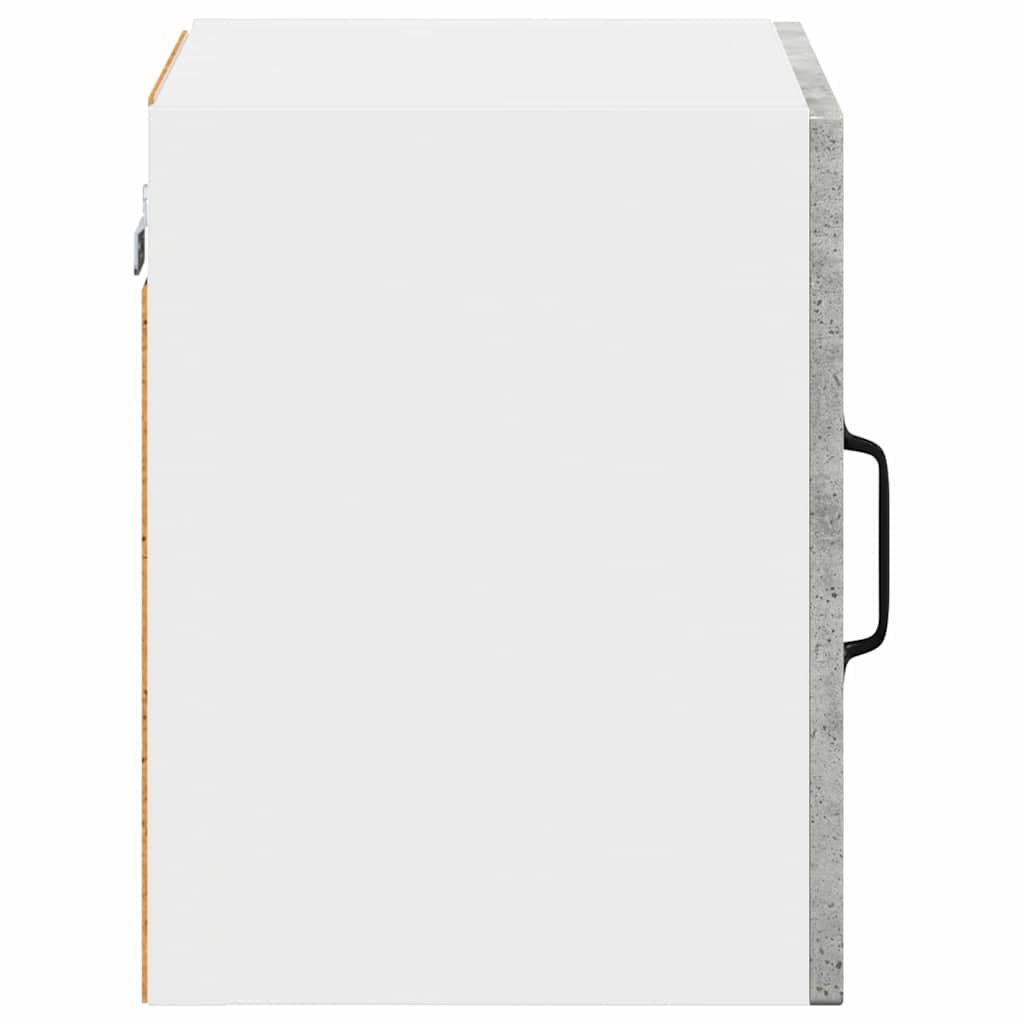 Kalmar Küchenschrank, Beton Grau, 40x31x40 cm, Holzwerkstoff, freistehendes Küchenmöbel, vielseitiger Stauraum für Kochutensilien, einfache Montage