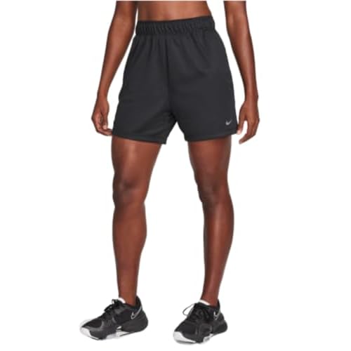 Nike Attack Women’s Dri-FIT Fitness Mid-Rise 5″ Unlined Shorts Black Medium