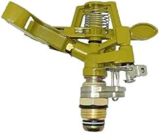 Suinga Pack 10 Aspersor de Riego Ajustables Latón Zinc 1/2'' | Alcance 7-12,5m | Caudal 9-20 L/min | Aspersor de Riego Agricola | Aspersores de Jardin