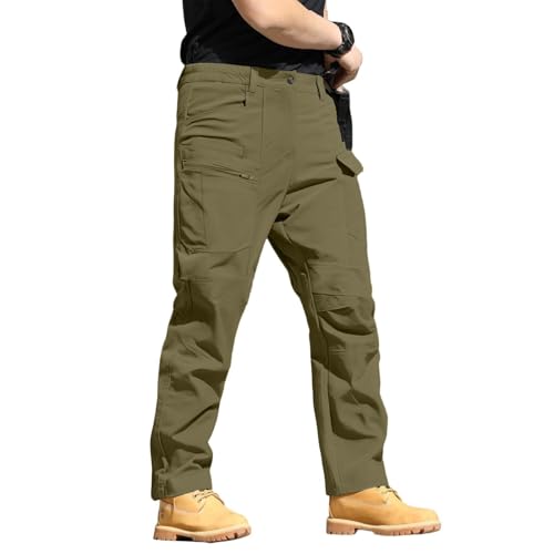 Ropa Caza Pantalon Trabajo Trabalho Pantalón Hombre de Chándal Elasticos Pantalones Largos Deportivo de Chandal Pantalones Deportivos Hombre Caqui L