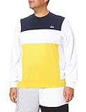 Sudadera Lacoste Sport SH6941 Sudadera para Hombre, Marino/Blanco-Genet-Marino, XL