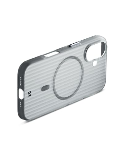Image of DailyObjects Polycarbonate Beam Magnetic Protective Cover Compatible with iPhone 16 | Camera & Body Protection|Anti Shock,Scratch Resistant|Precise Cutouts & Modern Design|Wireless Charging White