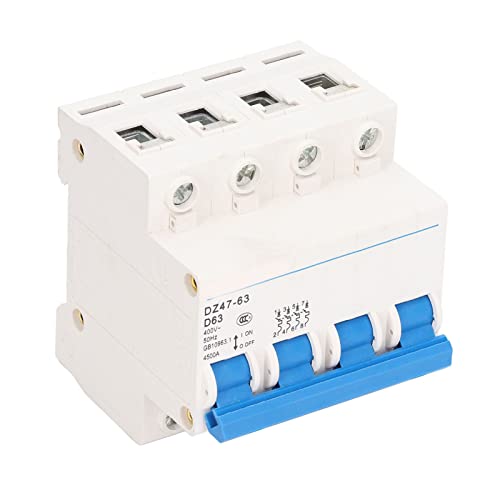 Disjoncteur miniature 4P ignifuge avec boîtier modulaire en nylon