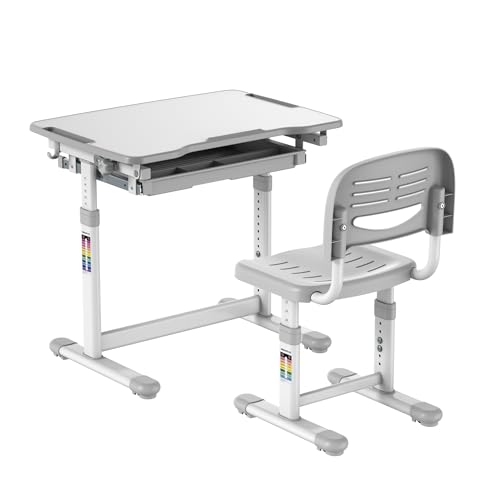 Mount-It! Kids Desk and Chair Set Height Adjustable up to...