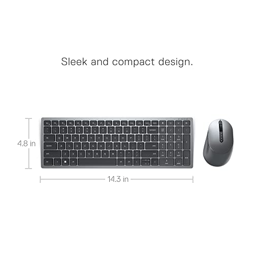 Pack clavier et souris sans fil multi-dispositifs KM7120W avec connexion triple Bluetooth - 3