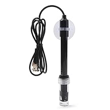 Replacement PH Probe Electrode Sensor with BNC Connector for Hydroponic Aquarium Laboratory Meter Controller Device, Low Impedance Corrosion-Resistant Tester Kit