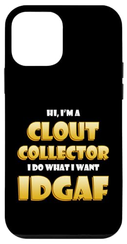 Clout Collector IDGAF Dank Meme Costume For Respect Clout �X�}�z�P�[�X iPhone 12 mini �p