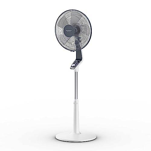 Rowenta VU5645 Turbo Silence - Ventilatore a pavimento ultra silenzioso con modalità notturna 45...