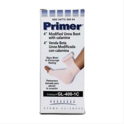 Primer Modified Unna Boot Dressing con Calamina - 4 x 10 yardas -