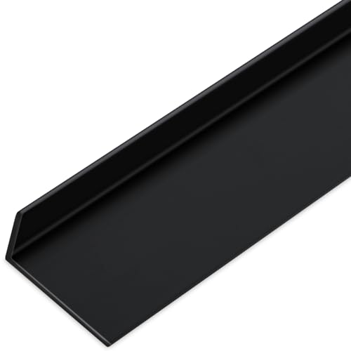 Sasylvia 1 Pcs Wall Corner Protectors Trim Vinyl,1 X 1/2 X 36 Inches,Black