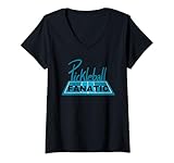 Photo Gallery donna fanatico del pickleball maglietta con collo a v Photo Gallery donna fanatico del pickleball maglietta con collo a v