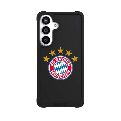 Coque Samsung S26+ compatible MagSafe et antichoc design noir FC Bayern Munich Étoiles