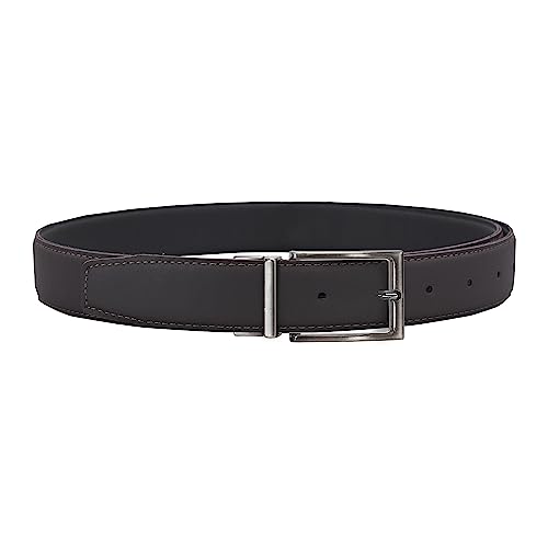 Cinto Masculino Social Dupla Face Preto/Marrom, Fivela 1