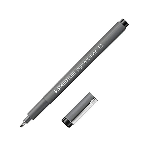 STAEDTLER 308 12-9 Pigmentliner, schwarz, StrichStärke: 1,2 mm