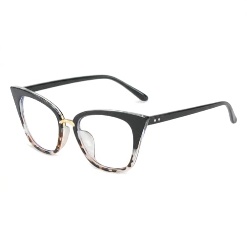 Image of Cat Eye Blue Light Blocking Glasses for Women Men, Anti-fatigue Anti UV Ray Computer Gaming Glasses