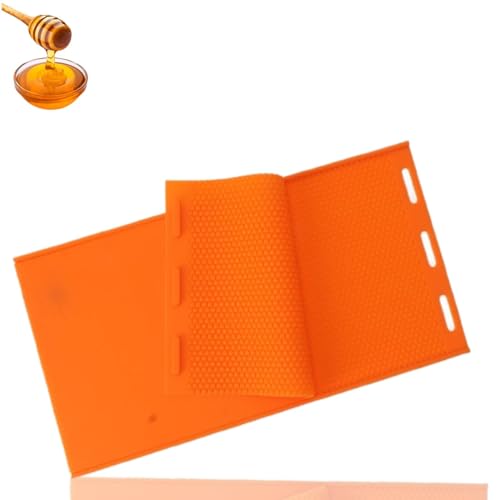 Silikon-Bienenwachs, Flexibles Bienenwachs, 2 Blatt Pressprägemaschine Für Waben, Kerzenherstellung, Bienenstockwachs, Blatt Bienenwachsform, Silikon-Bienenwachsblattform