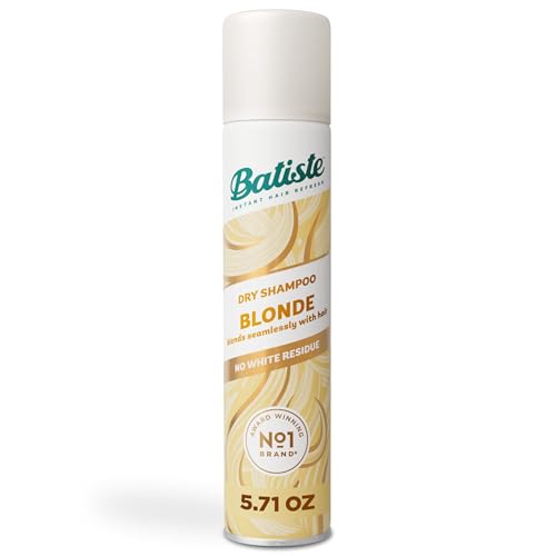 Batiste Dry Shampoo for Blonde Hair, Refresh Hair and Absorb Oil Between Washes, Waterless Shampoo for Added Hair Texture and Body, 5.71 oz