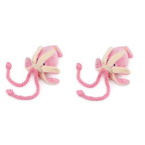 Wzxksoac Juguete de Cuerda Peluche Resistente Mordeduras, Divertido y Interactivo para Perros, para Uso en Interiores y Exteriores, Juguetes para Perros Resistentes A Mordeduras Muelas