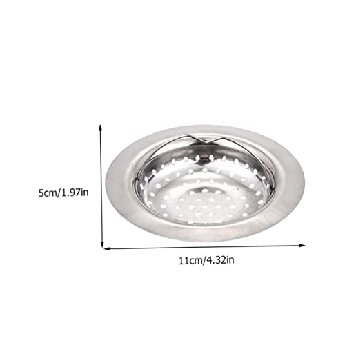 Coladores para fregadero de acero inoxidable SHINEOFI 2 piezas miniatura 2