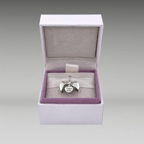 Charm de plata corazón Thank You abalorio compatible con pulsera Pandora 2
