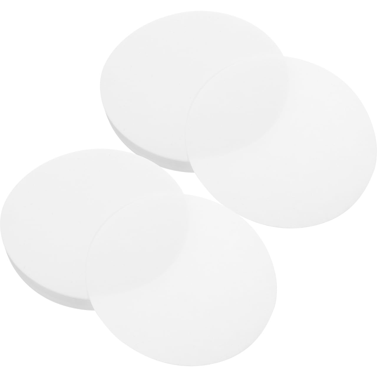 Gatuida Rundes Laborfilterpapier 100 Stück 11.5 Cm Weiß Mittel Durchflussrate Für Chemieanwendungen Filtration Und Trennung