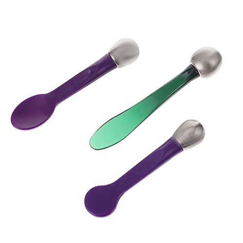 FRCOLOR 3個点 目元 スプーン 顔用クリームスプーン 目の疲れを和らげる 美