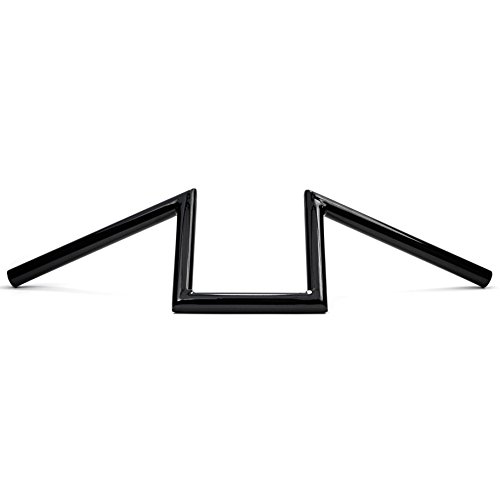 Krator Z Bars Replacement Handlebars Custom Bobber For Harley Triumph Black 1" Inch